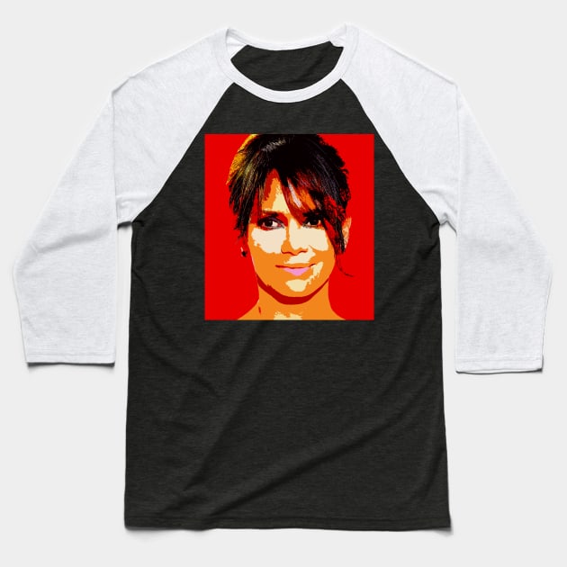 halle berry Baseball T-Shirt by oryan80